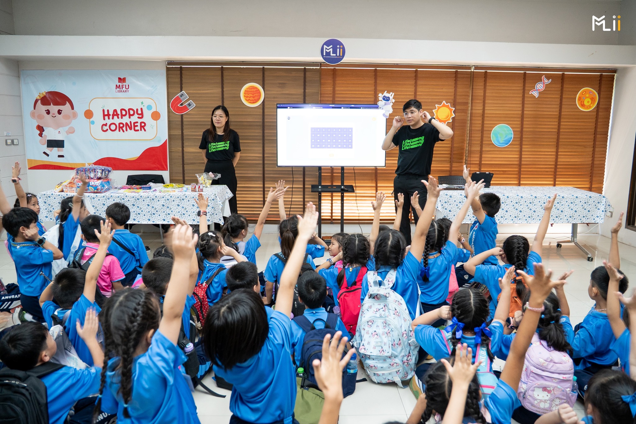 งานวันวิทยาศาสตร์ มหาวิทยาลัยแม่ฟ้าหลวง ฐานกิจกรรม MLii Virtual Lab