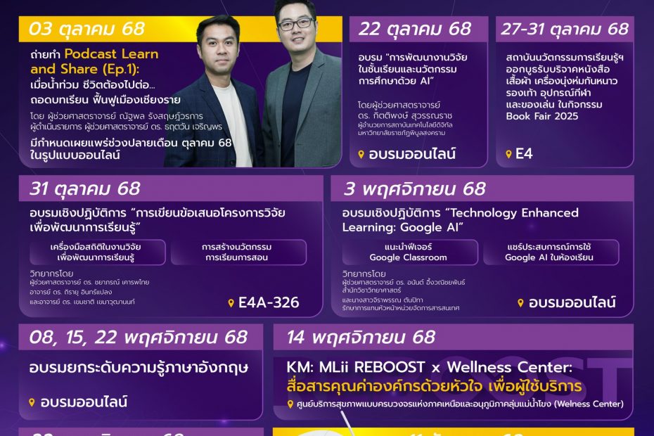 561426437 1442907250651294 7328099585619452119 n MLII MFU Learning Innovation Institute admin